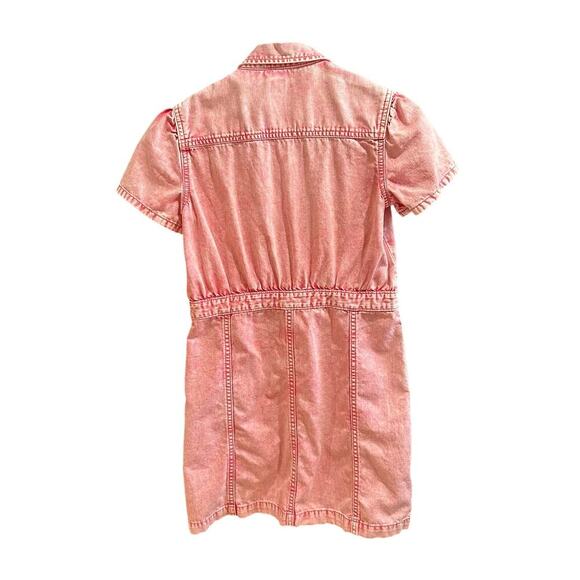 Gap Pink Denim Dress, EUC, Sz XL (12) (145-152cm) (12B) - Picture 2 of 7